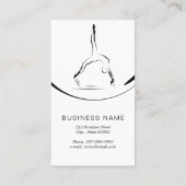 Twee Pilates Poses op de Hervormer Visitekaartje (Achterkant)