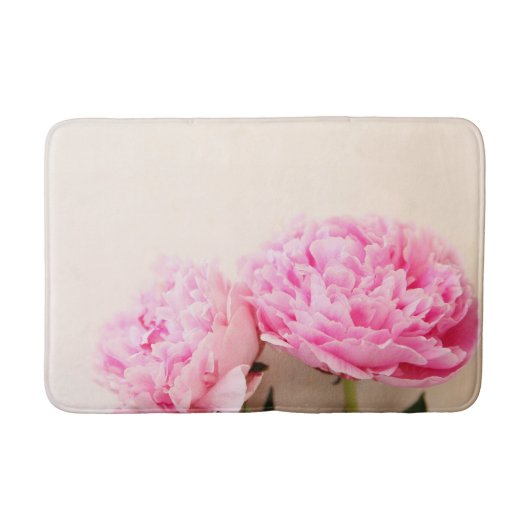 Twee pinda's roze badmat (Voorkant)