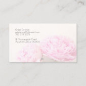 Twee pinda's roze moeder contactkaartje (Achterkant)