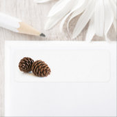 Twee pinecones etiket (Insitu)