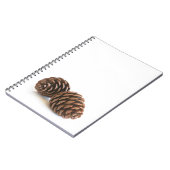 Twee pinecones notitieboek (Linkerzijde)