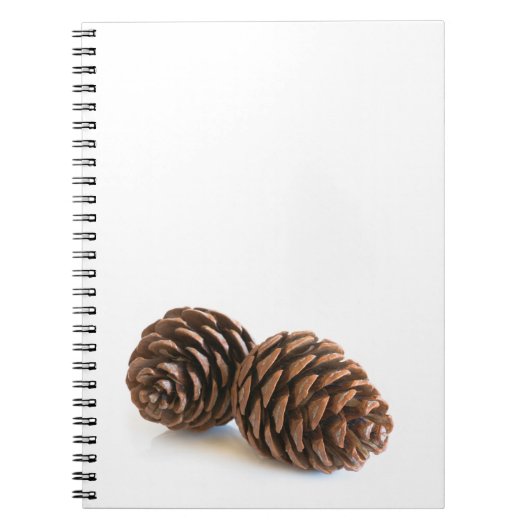 Twee pinecones notitieboek (Voorkant)