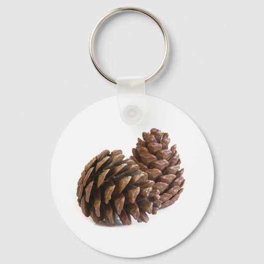 Twee pinecones sleutelhanger (Voorkant)