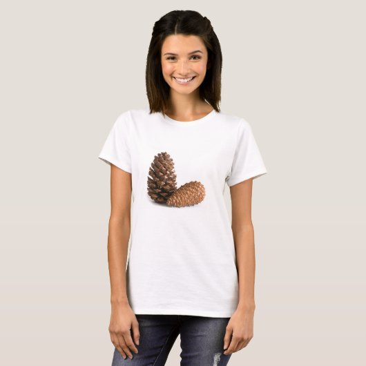 Twee pinecones t-shirt (Voorkant volledig)