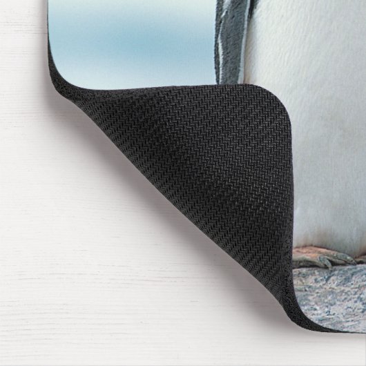 Twee pinguïns die de pieken aanraken muismat (Hoek)