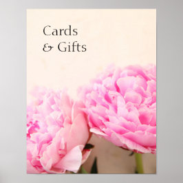 Twee pink-kaartjes cadeaus voor pinda's poster