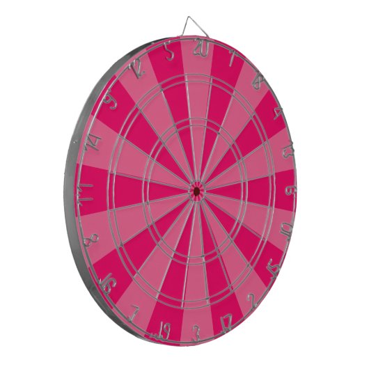 Twee Pinks Dartbord (Voorkant Links)