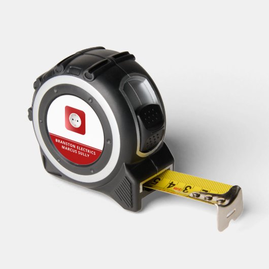 Twee pins stopcontact, elektricien rolmaat (Hoek)