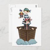 Twee piraten briefkaart (Voorkant / Achterkant)