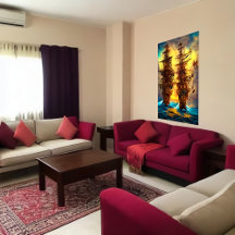 Twee piratenschepen op het zee | AI Art Poster