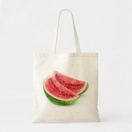 Twee plakken watermeloenen tote bag