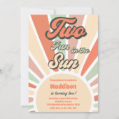 Twee plezier in de zon Sunshine 2e verjaardag Kaart (Voorkant)