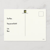 Twee Ply Funny Cartoon Post Kaart (Achterkant)