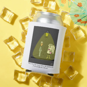 Twee Ply Funny Cartoon Poster Blikjeskoeler