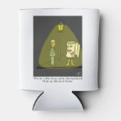 Twee Ply Funny Cartoon Poster Blikjeskoeler (Voorkant)