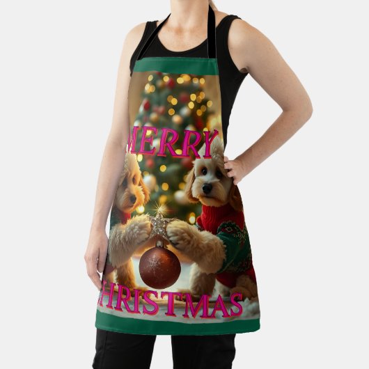 TWEE POEDELS VIEREN KERST SCHORT (Insitu)