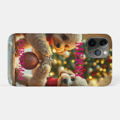 TWEE POEDLES DIE KERST Vieren Case-Mate iPhone Case (Achterkant (horizontaal))
