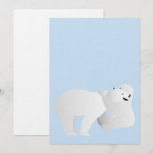 Twee polaire beren (Voorkant / Achterkant)