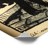 Twee politieagenten nemen een tramp weg die in de  poster (Hoek)