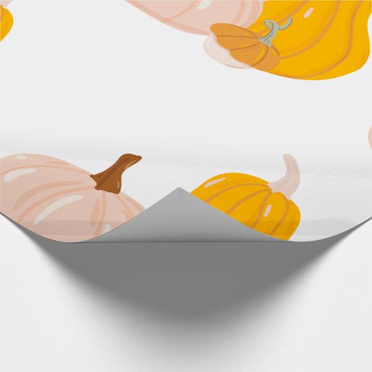 Twee pompoenen cadeaupapier