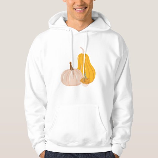 Twee pompoenen hoodie (Voorkant)