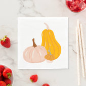 Twee pompoenen servet