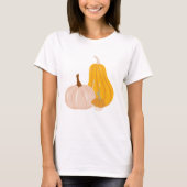 Twee pompoenen t-shirt (Voorkant)