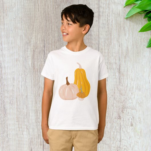 Twee pompoenen t-shirt