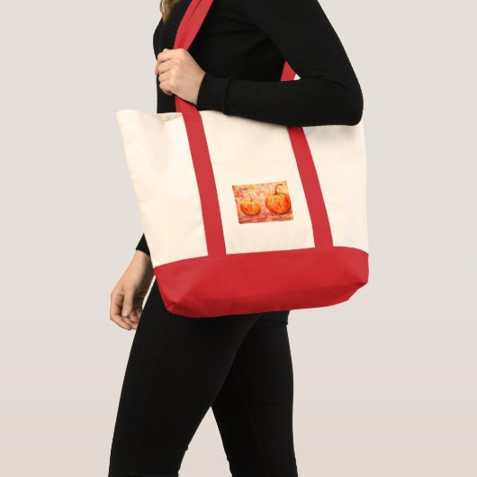 twee pompoenen tote bag (Voorkant (product))