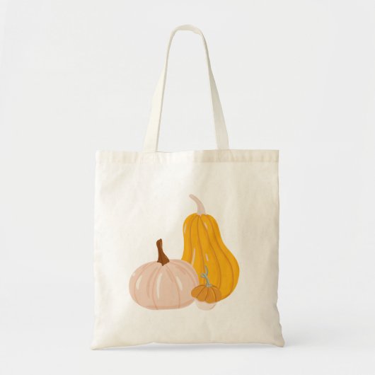 Twee pompoenen tote bag (Voorkant)