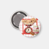 Twee Ponden van Cute Magneet (Voorkant / Achterkant)