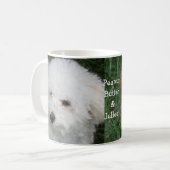 Twee Poodles Koffiemok (Voorkant links)
