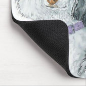 Twee poodles Mousepad Muismat (Hoek)