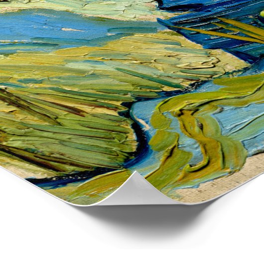 Twee poplars in de Alpilles - Vincent van Gogh Poster (Hoek)