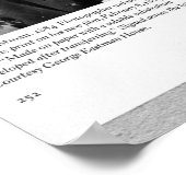 Twee portretten van George Eastman 1884 en 1890 Poster (Hoek)