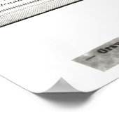 Twee portretten van Savinien Cyrano de Bergerac Poster (Hoek)