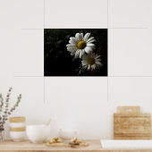 Twee Poster van White Daisies (Keuken)