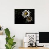 Twee Poster van White Daisies (Thuiskantoor)