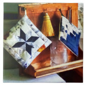 Twee Potholders Tegeltje (Voorkant)