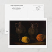 Twee potjes en twee pompoenen van Gogh Fine Art Briefkaart (Voorkant / Achterkant)