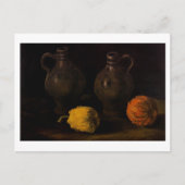 Twee potjes en twee pompoenen van Gogh Fine Art Briefkaart (Voorkant)