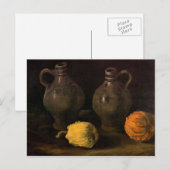 Twee potjes en twee pompoenen van Van Gogh Briefkaart (Voorkant / Achterkant)