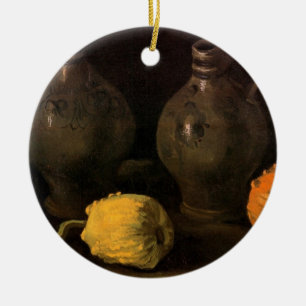 Twee potten en twee pompoenen van Vincent van Gogh Keramisch Ornament