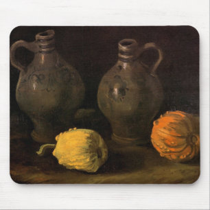 Twee potten en twee pompoenen van Vincent van Gogh Muismat