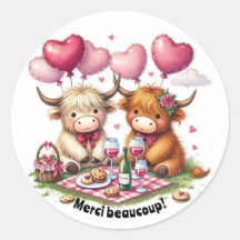 Twee prachtige Highland-koeien, een gebroken wit