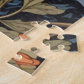 Twee prachtige met zwarte capuchon afgedekte kipfi legpuzzel (Zijkant)