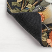 Twee prachtige met zwarte capuchon afgedekte kipfi muismat (Hoek)