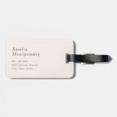 Twee prachtige paarden Western Boho Bagagelabel (Achterkant horizontaal)