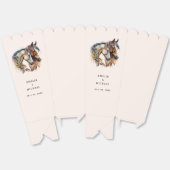 Twee prachtige paarden Western Boho bruiloft Bedankdoosjes (Ongevouwen)