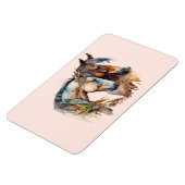 Twee prachtige paarden Western Boho Magneet (Linkerzijde)
